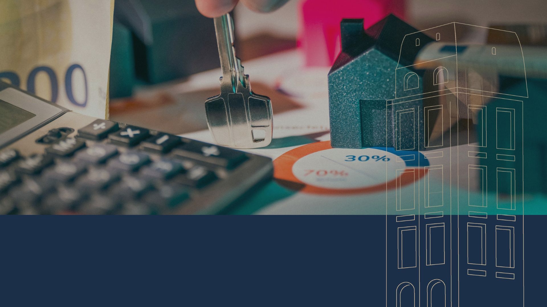 Promoteur immobilier analysant les risques financiers et la rentabilité d'un programme